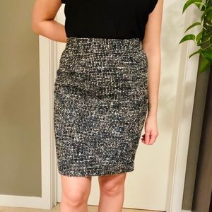 Tweed pencil skirt